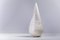 Japanese Modern Raku White Ceramic Essenza Sculpture Raku, Image 4