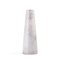 Japanese Modern Minimalist White Crackle Raku Vase from Laab Milano 1