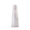 Japanese Modern Minimalist White Crackle Raku Vase from Laab Milano, Image 1