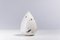 Japanese Modern Goccia Raku White Ceramic Incense Holder, Image 2