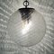 Large Vintage Swirled Murano Glass Pendant Lamp from La Murrina, Italy, 1970s 3