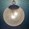 Large Vintage Swirled Murano Glass Pendant Lamp from La Murrina, Italy, 1970s 2
