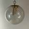 Large Vintage Swirled Murano Glass Pendant Lamp from La Murrina, Italy, 1970s 1
