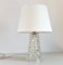 Mid-Century Italian Rostrato Crystal Glass Table Lamp in the Style of Barovier Toso, 1950s 15