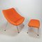 Chaise et Ottomane Oyster par Pierre Paulin pour Artifort, Set de 2 1