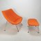 Oyster Chair and Ottoman by Pierre Paulin for Artifort, Set of 2 3