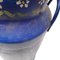 Large Antique Metal Decorative Hand Painted Handled Milk Can, Set of 2 3