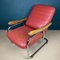 Fauteuil Rouge Mid-Century, Italie, 1970s 2