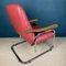 Mid-Century Modern Italian Red Lounge Chair, 1970s, Image 3