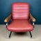 Mid-Century Modern Italian Red Lounge Chair, 1970s, Image 4