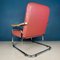 Fauteuil Rouge Mid-Century, Italie, 1970s 10