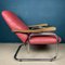 Mid-Century Modern Italian Red Lounge Chair, 1970s, Image 6