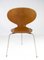 Sedia nr. 3101 in legno chiaro di Arne Jacobsen per Fritz Hansen, anni '50, Immagine 3
