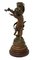 19th Century Cherub Candlestick by Auguste Moreau Spelter 4