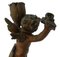 19th Century Cherub Candlestick by Auguste Moreau Spelter 8