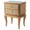 Mid-Century Limed Oak Mirror Top Storage Nightstand Bedside Table 1