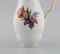 Saxon Flower Jug in Hand-Painted Porcelain With Flowers from Royal Copenhagen 4