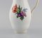 Saxon Flower Jug in Hand-Painted Porcelain With Flowers from Royal Copenhagen, Image 4