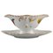 Saxon Flower Sauce Boat in Hand-Painted Porcelain from Royal Copenhagen, Image 1