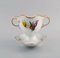 Saxon Flower Sauce Boat in Hand-Painted Porcelain from Royal Copenhagen 2
