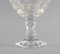 Art Deco French Champagne Bowls in Clear Crystal Glass from Baccarat, Set of 9, Image 6