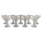Art Deco French Champagne Bowls in Clear Crystal Glass from Baccarat, Set of 9, Image 1