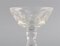Art Deco French Champagne Bowls in Clear Crystal Glass from Baccarat, Set of 9 5