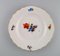 Saxon Flower Dinner Plates in Hand-Painted Porcelain from Royal Copenhagen, Set of 8 3