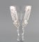 Art Deco French White Wine Glasses in Crystal Glass from Baccarat, Set of 3 5