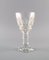 Art Deco French Red Wine Glasses in Clear Crystal Glass from Baccarat, Set of 6 3