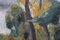 Charles Kvapil, Paesaggio, 1928, olio su tela, con cornice, Immagine 12
