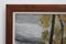 Charles Kvapil, Landscape, 1928, Oil on Canvas, Framed 4