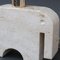 Vintage Italian Travertine Elephant Table Lamp by Mannelli Bros, 1970s 12