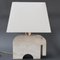 Vintage Italian Travertine Elephant Table Lamp by Mannelli Bros, 1970s 2