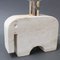 Vintage Italian Travertine Elephant Table Lamp by Mannelli Bros, 1970s 13