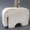 Vintage Italian Travertine Elephant Table Lamp by Mannelli Bros, 1970s, Image 13