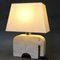 Vintage Italian Travertine Elephant Table Lamp by Mannelli Bros, 1970s 3