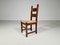 Solid Oak Dining Chairs with Rush Seats, 1960s, Set of 10 8