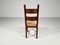 Solid Oak Dining Chairs with Rush Seats, 1960s, Set of 10 9