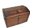 Vintage Wood and Metal Trunk 13