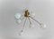Lámpara de araña moderna en forma de globo, años 60, Imagen 13