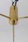 Brass and Opaline Pendant Lamp from Stilnovo, 1960s, Image 11