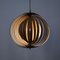 Large Spiral Kinetics Hanging Lamp in Wood 6
