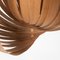 Large Spiral Kinetics Hanging Lamp in Wood 8