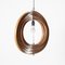 Large Spiral Kinetics Hanging Lamp in Wood, Image 13