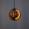 Spiral Kinetics Hanging Lamp in Wood 2