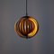 Spiral Kinetics Hanging Lamp in Wood, Image 2