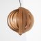 Spiral Kinetics Hanging Lamp in Wood, Image 8