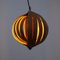 Spiral Kinetics Hanging Lamp in Wood, Image 3