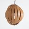 Spiral Kinetics Hanging Lamp in Wood, Image 9